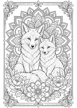 Adult Coloring Pages Animals