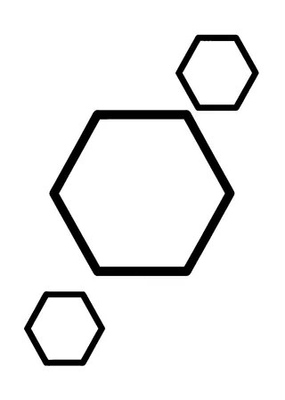 Hexagon Coloring Page