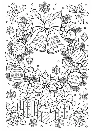 christmas coloring book pages printable printable black and white coloring page