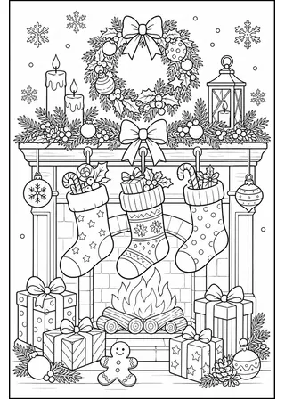 Christmas Page Coloring